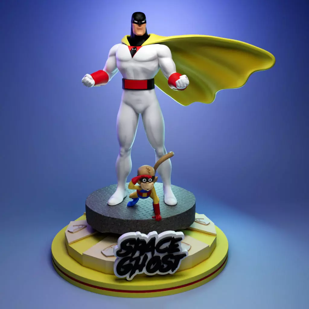 Space Ghost and Blip 3D print model_0