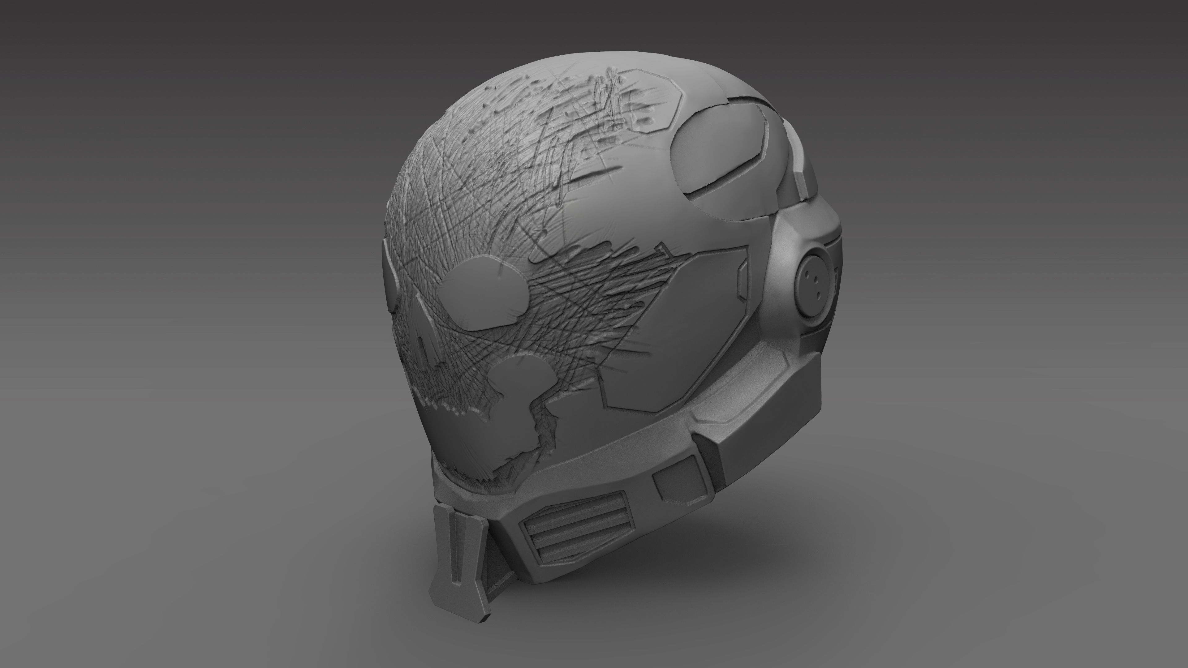 Emile Helmet 3D Printable 3D print model_2