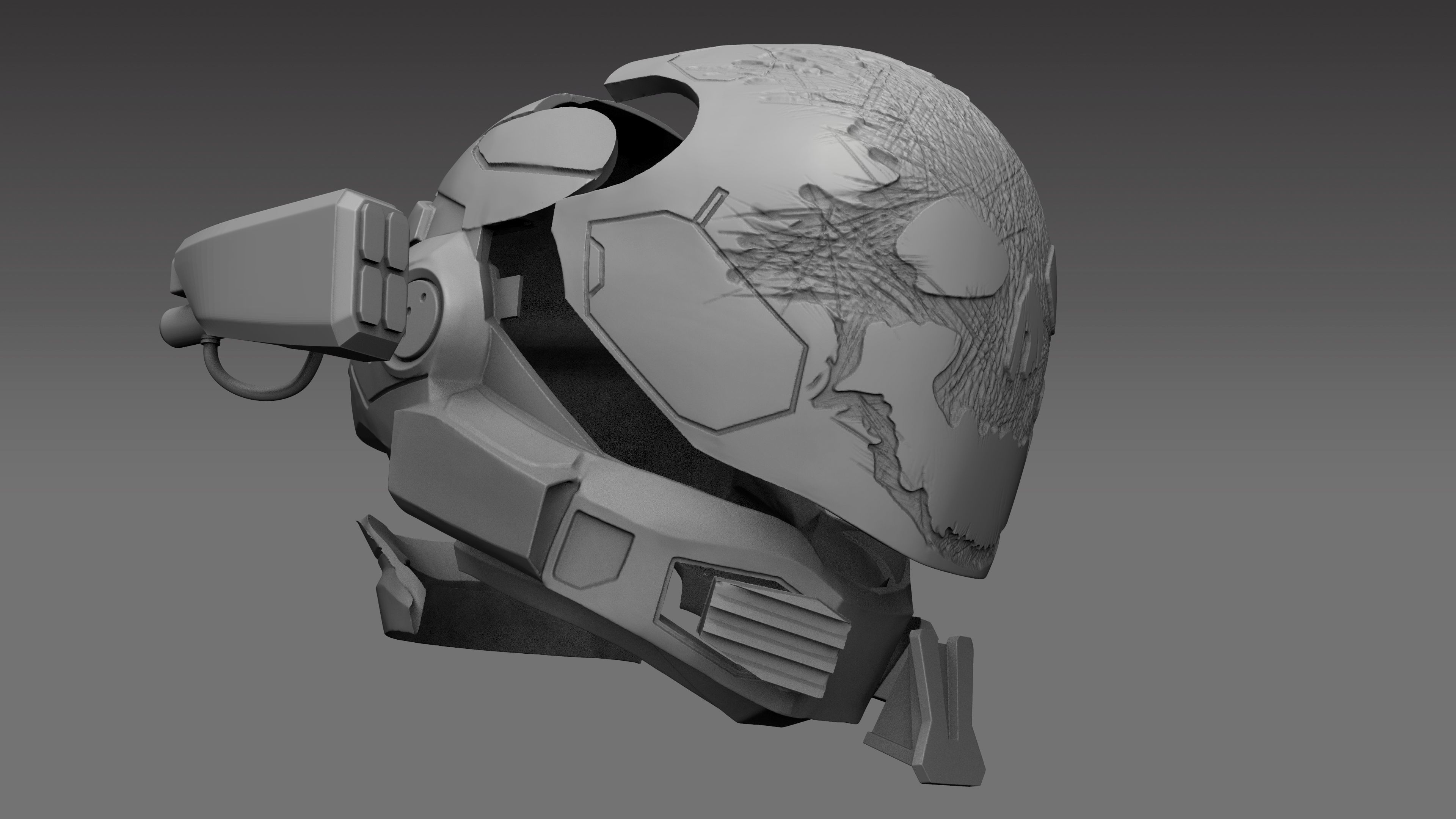 Emile Helmet 3D Printable 3D print model_4