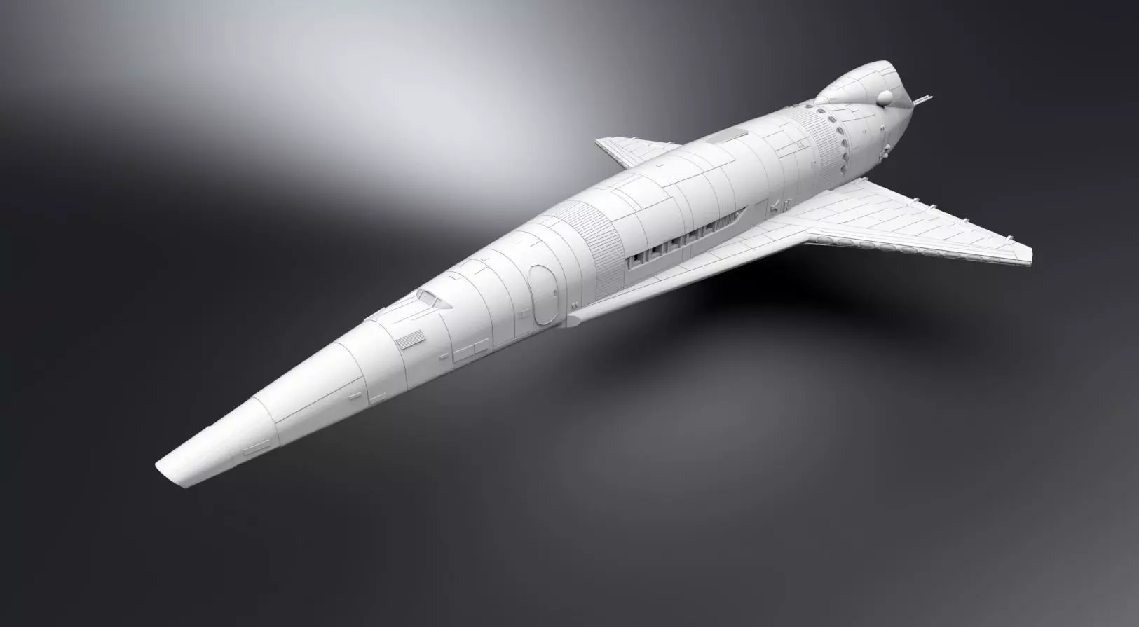Space Clipper Orion 3  3D print model_0