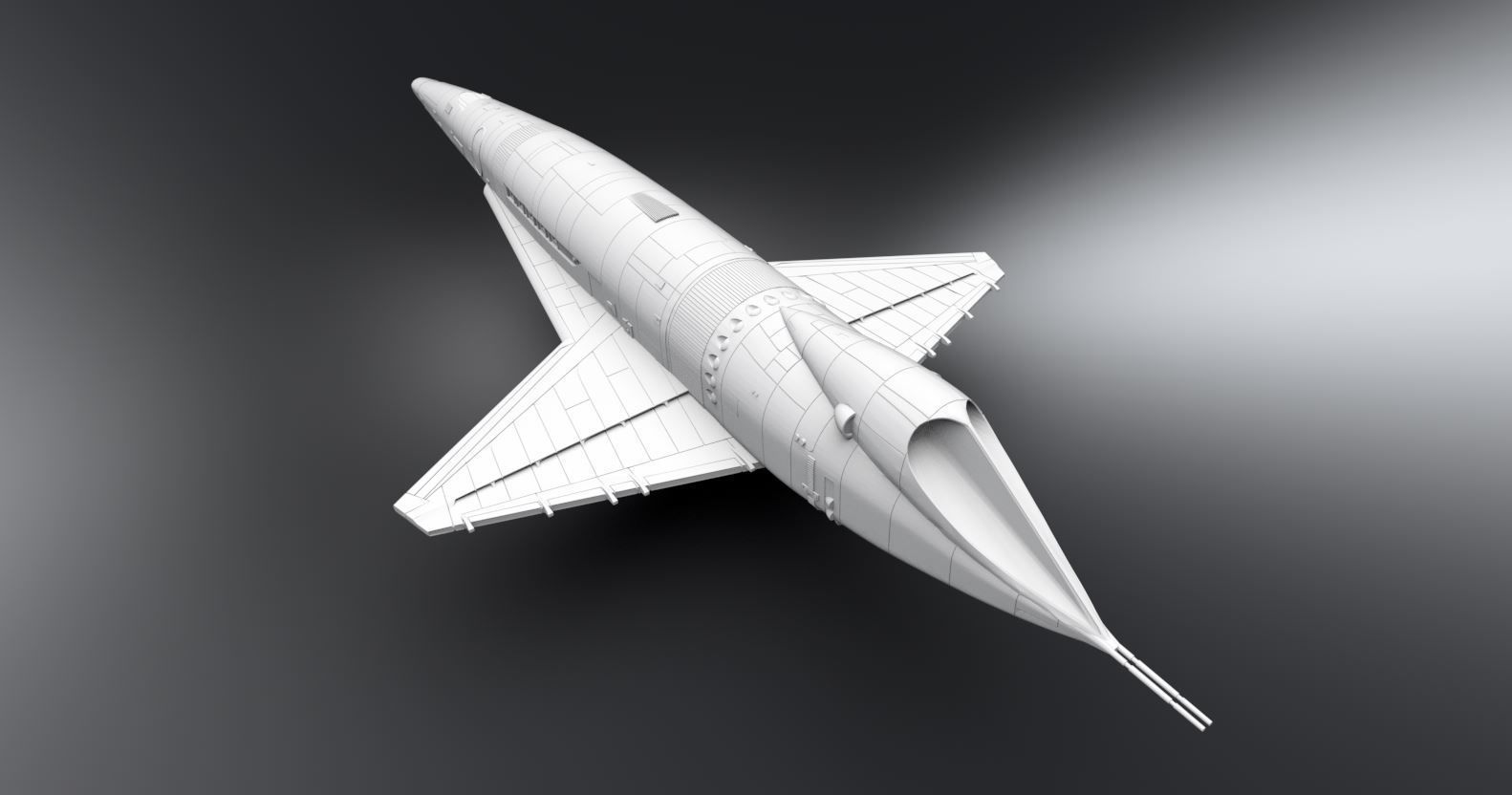Space Clipper Orion 3  3D print model_2