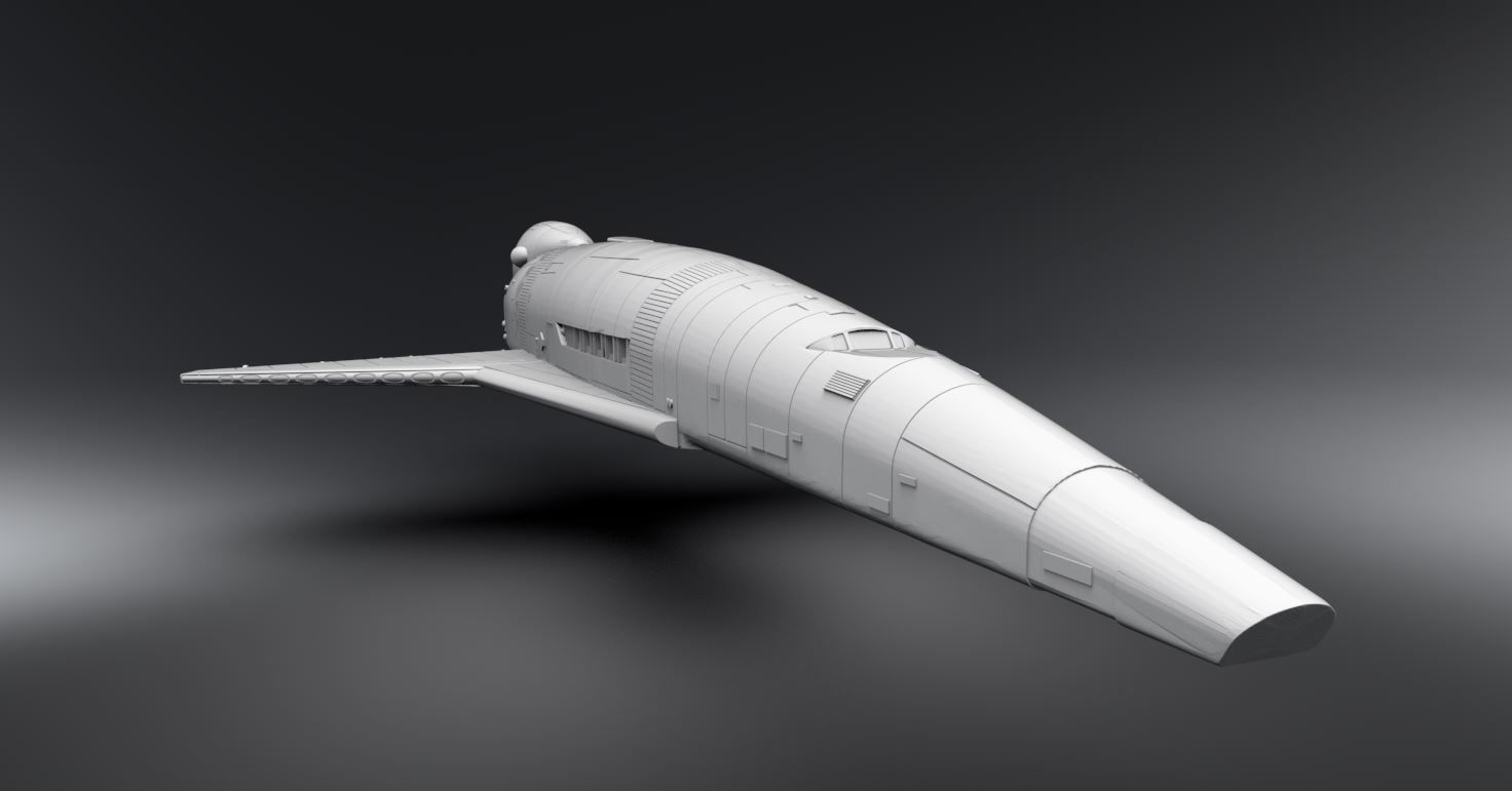 Space Clipper Orion 3  3D print model_4