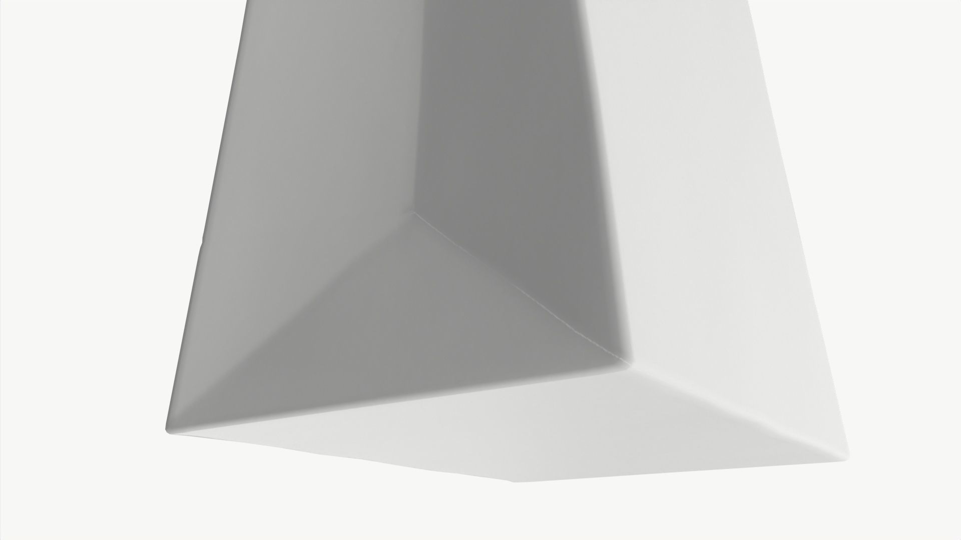 White paper bag with handles 02 3D model_3