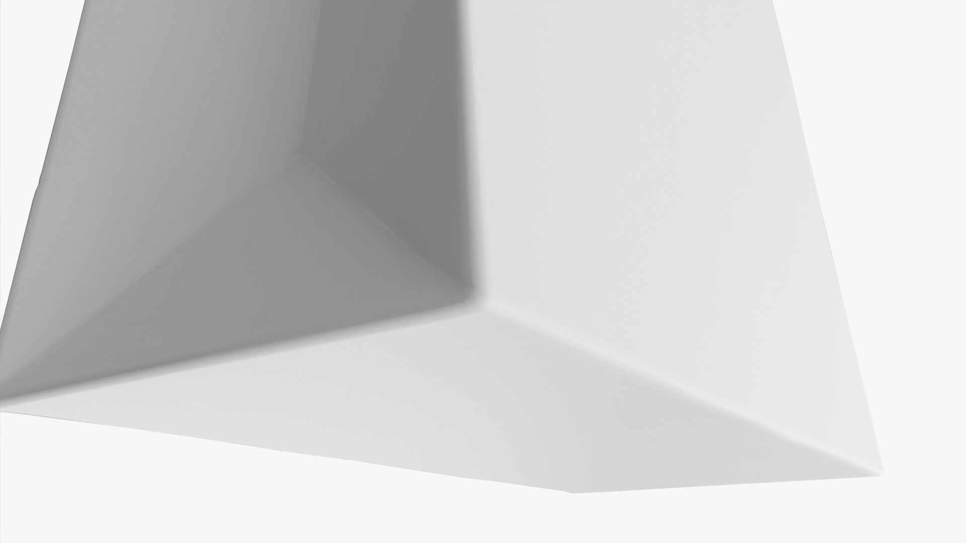 White paper bag with handles 03 3D model_3