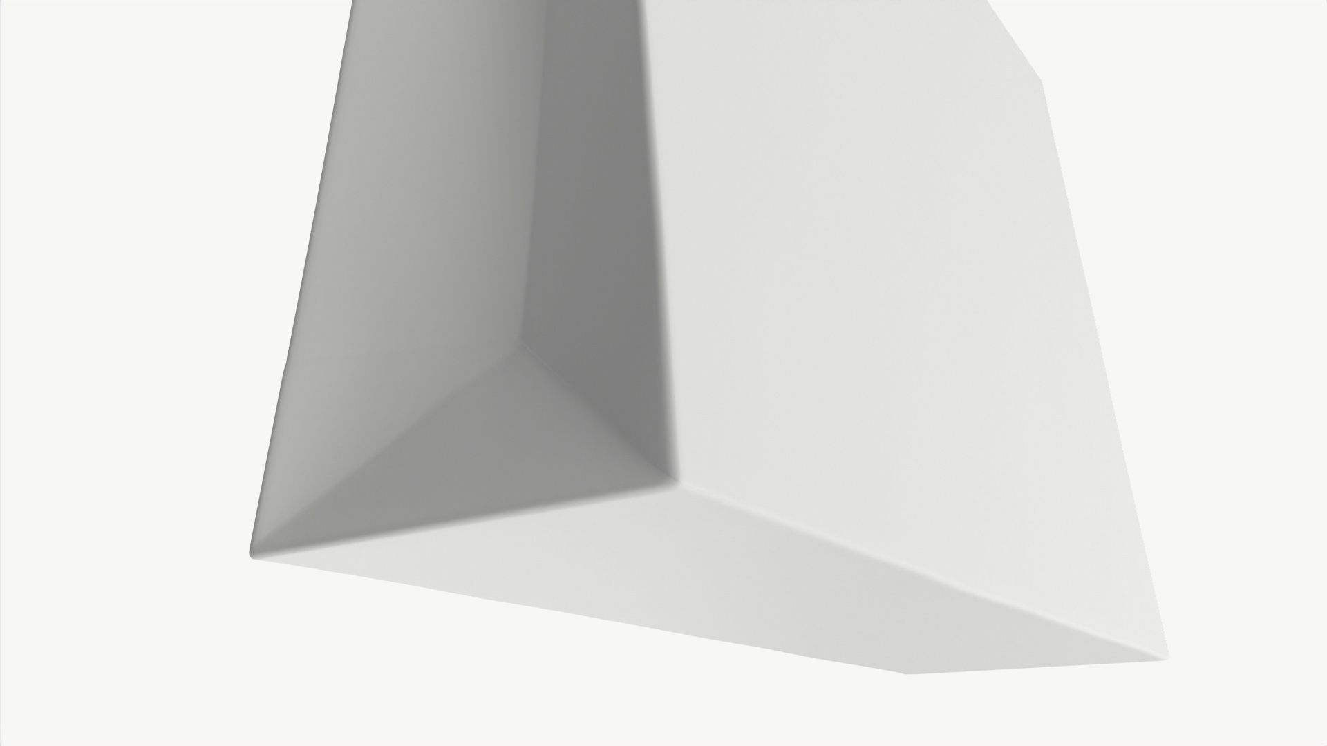 White paper bag with handles 04 3D model_3