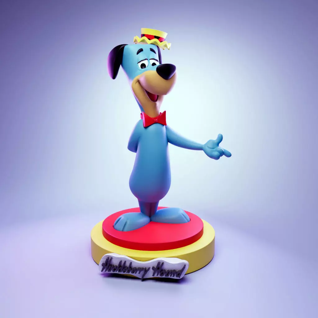 Huckleberry Hound 3D print model_0