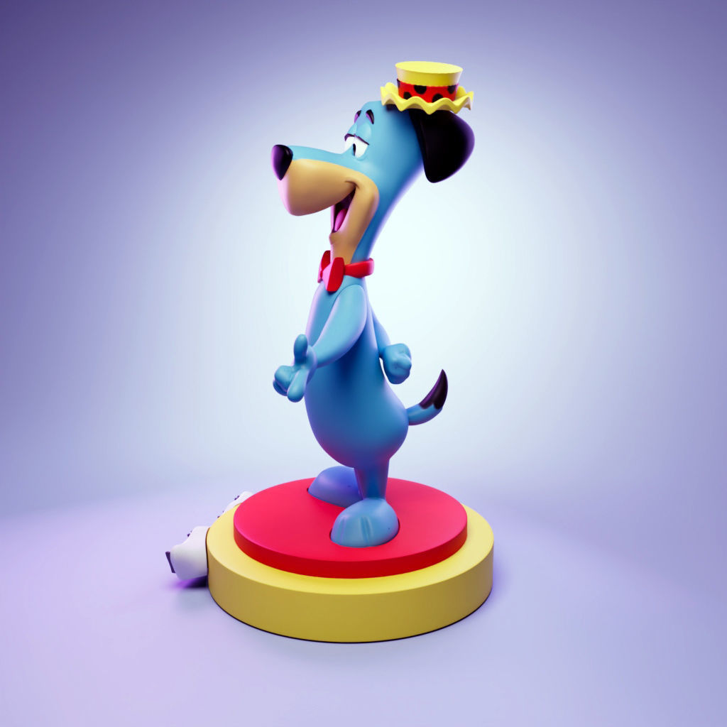Huckleberry Hound 3D print model_2