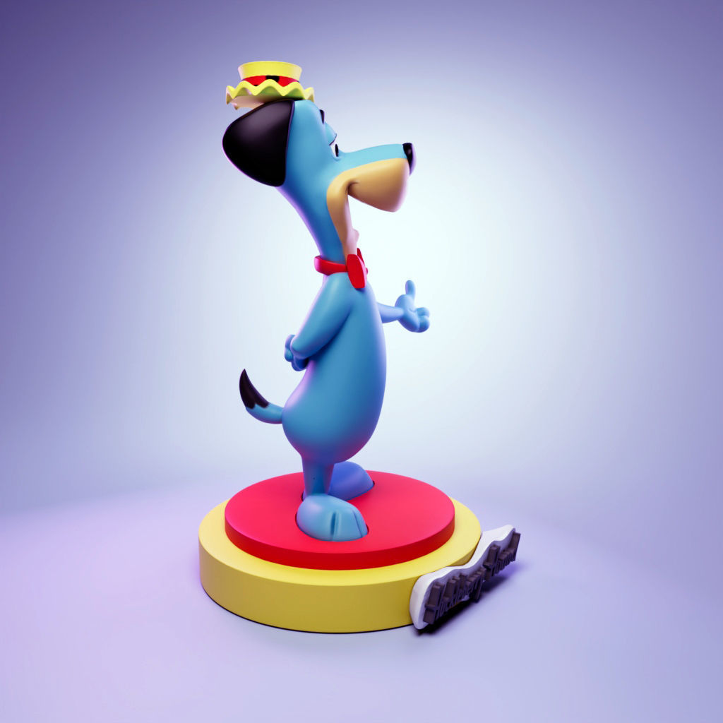 Huckleberry Hound 3D print model_1