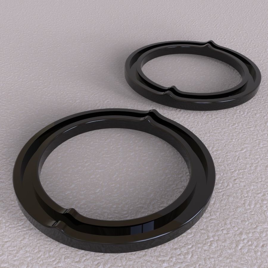 bulgari ring 3D print model_2