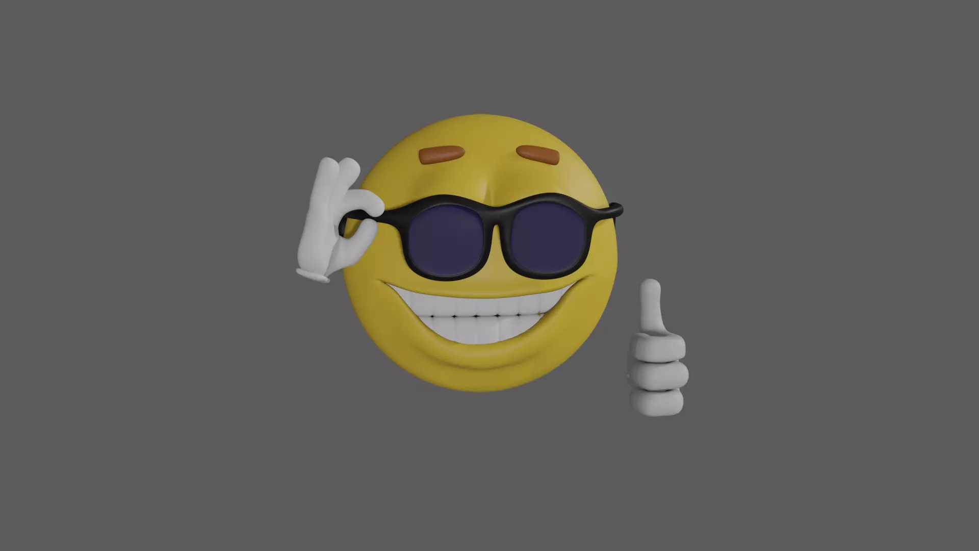 EMOJI SHITPOST Low-poly 3D model_0