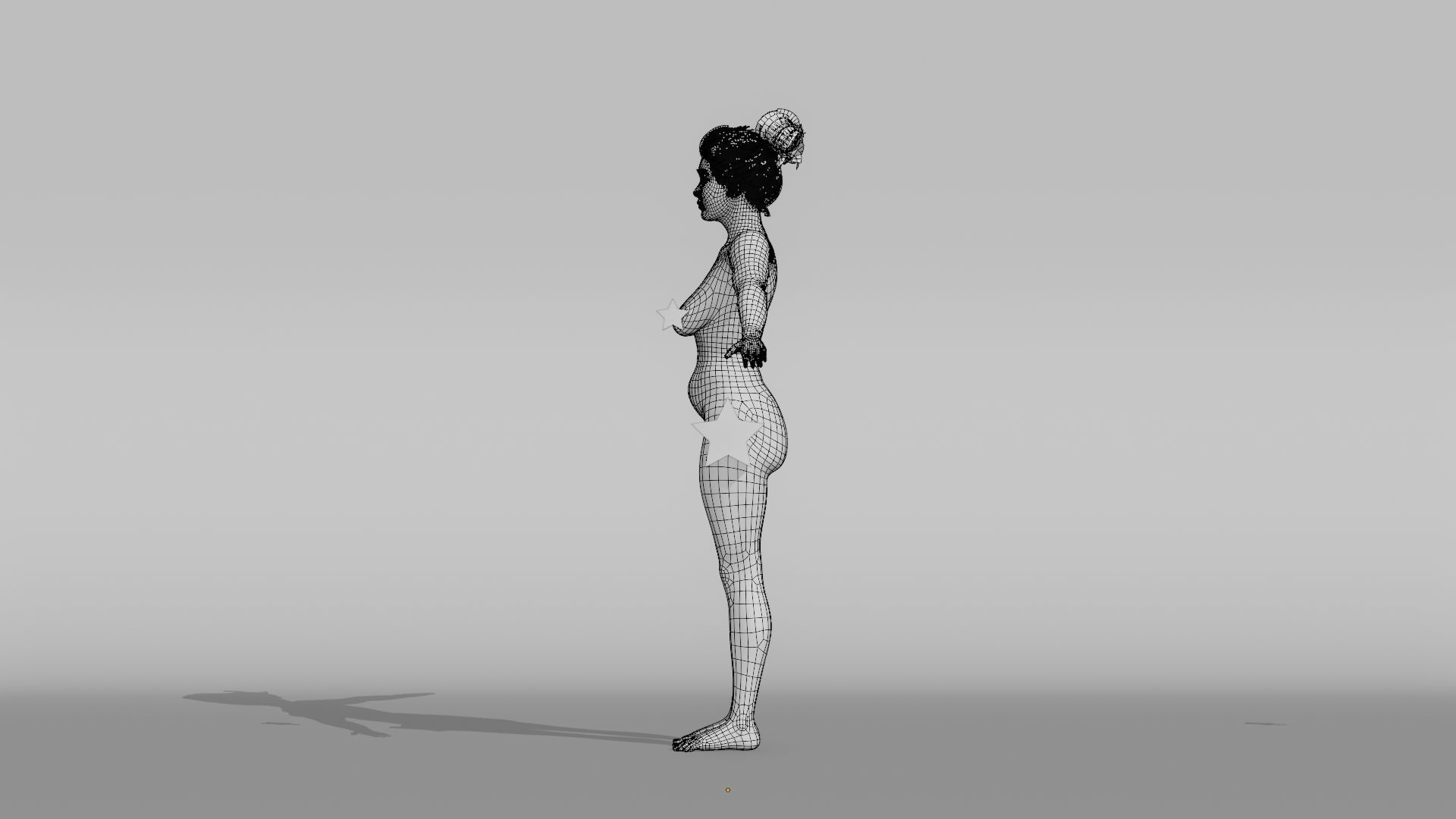 Realistic Female Character - Ching Lu 3D model_20