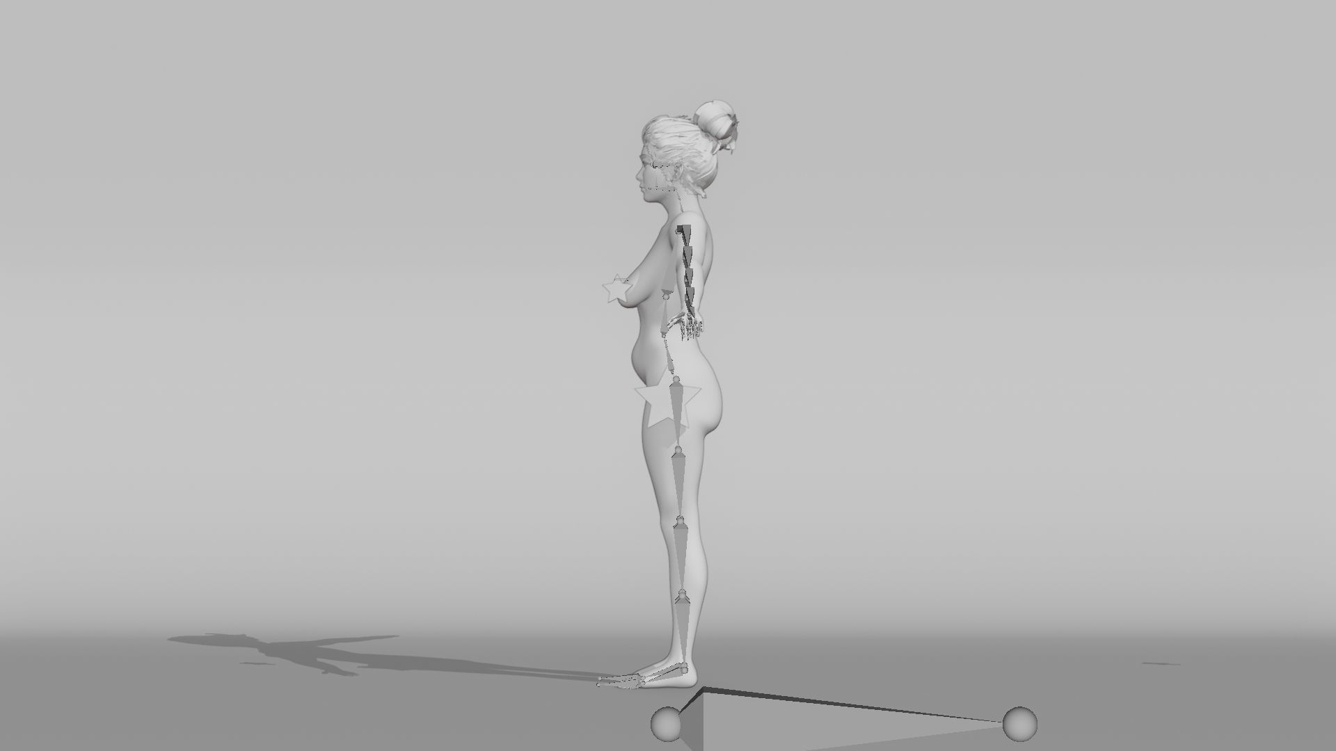 Realistic Female Character - Ching Lu 3D model_15