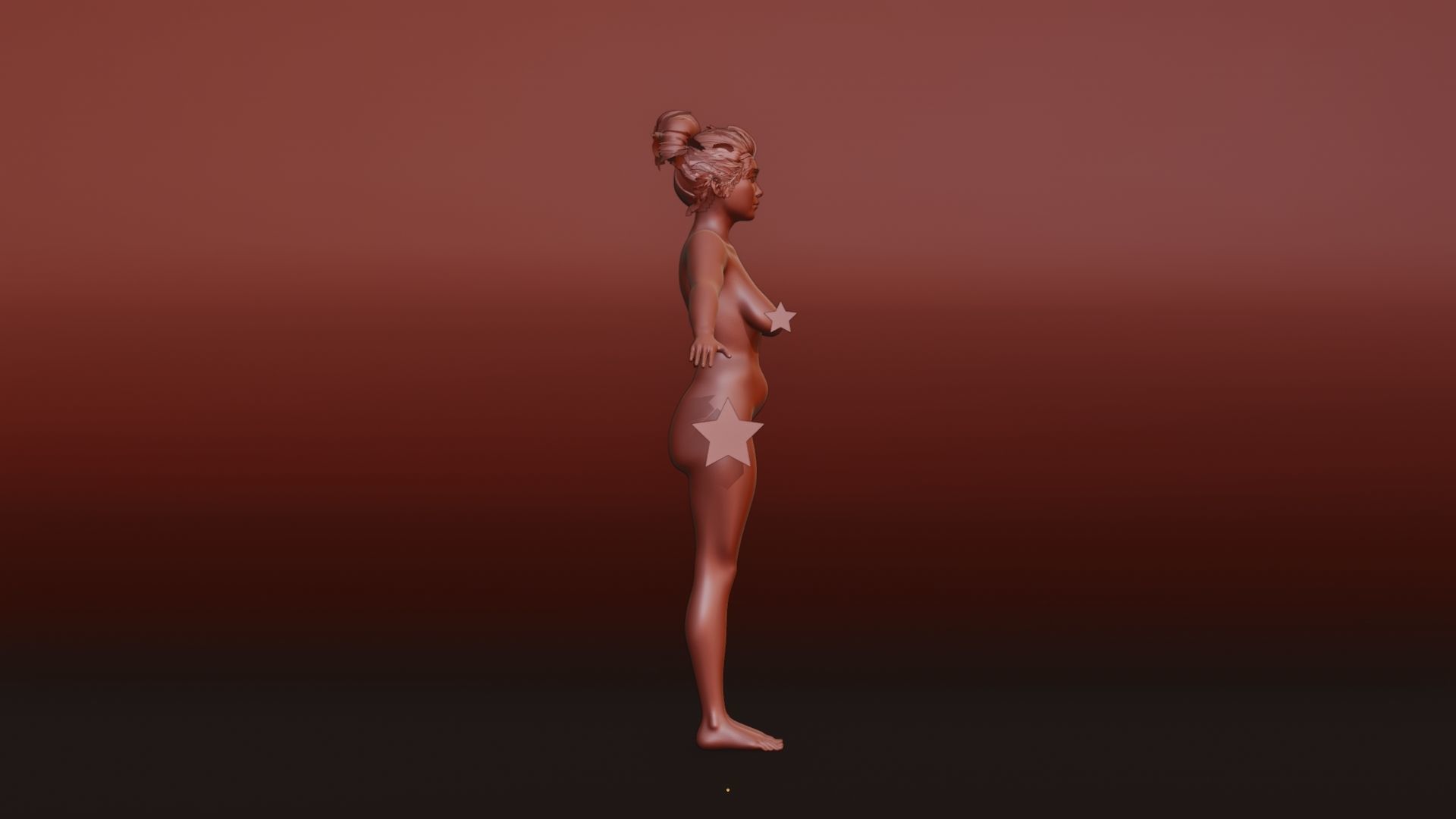 Realistic Female Character - Ching Lu 3D model_23