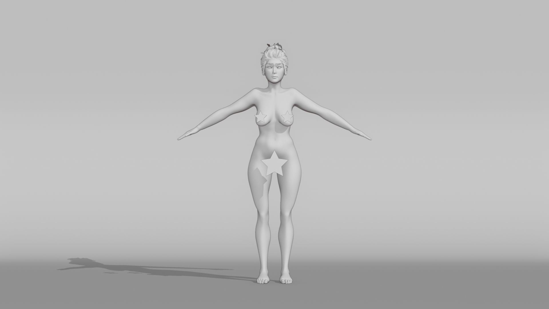 Realistic Female Character - Ching Lu 3D model_7