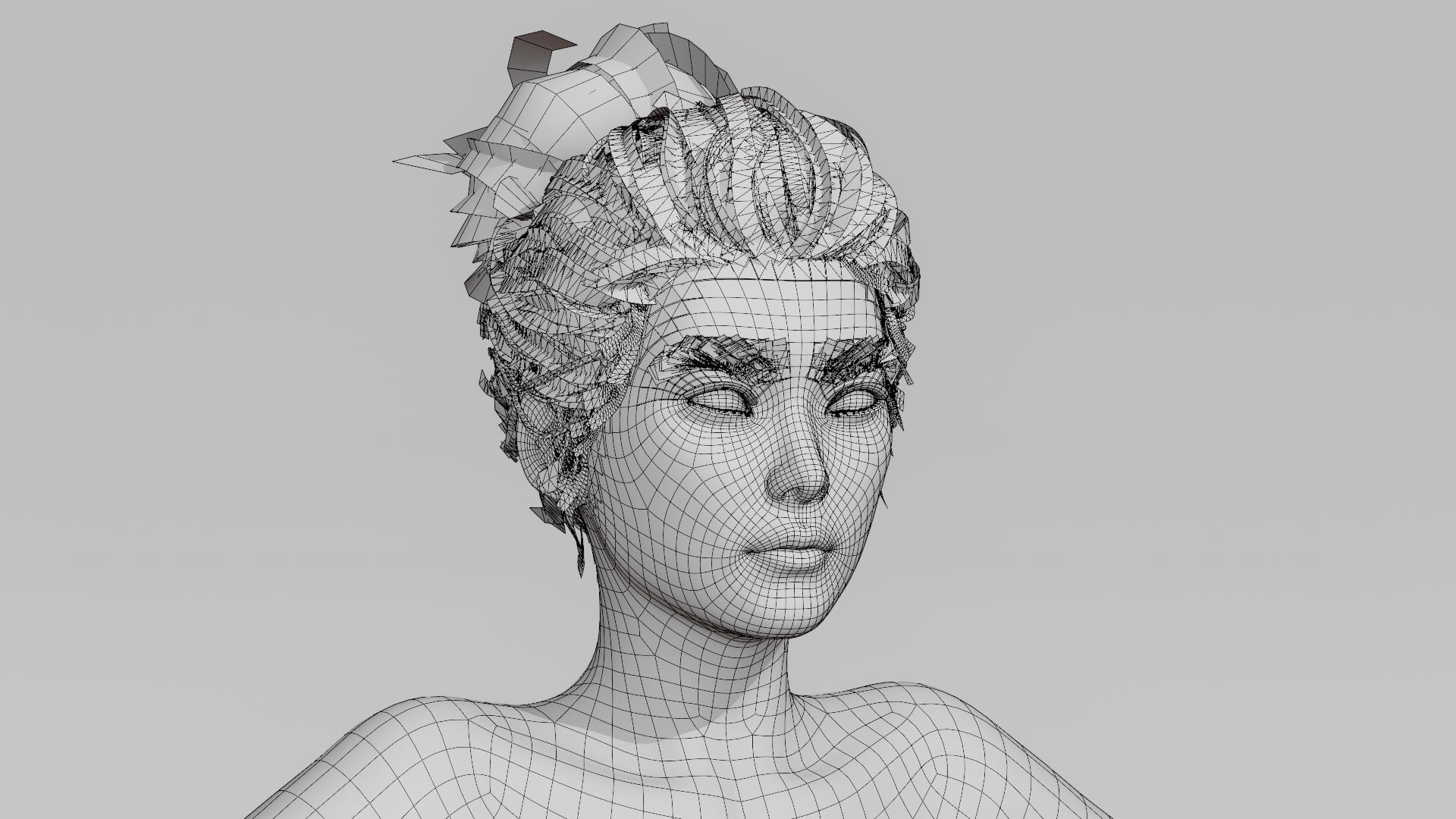 Realistic Female Character - Ching Lu 3D model_16