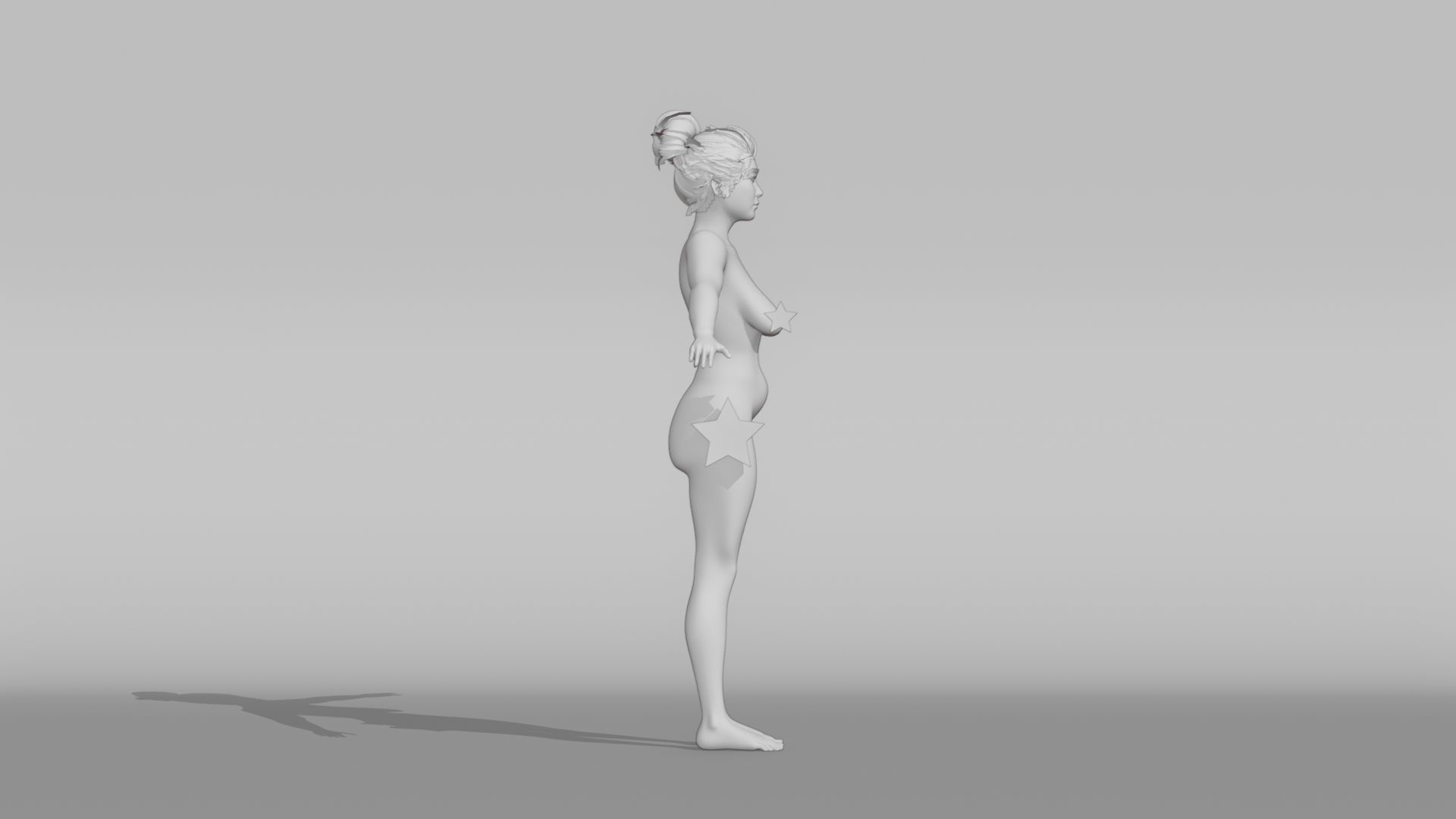 Realistic Female Character - Ching Lu 3D model_8