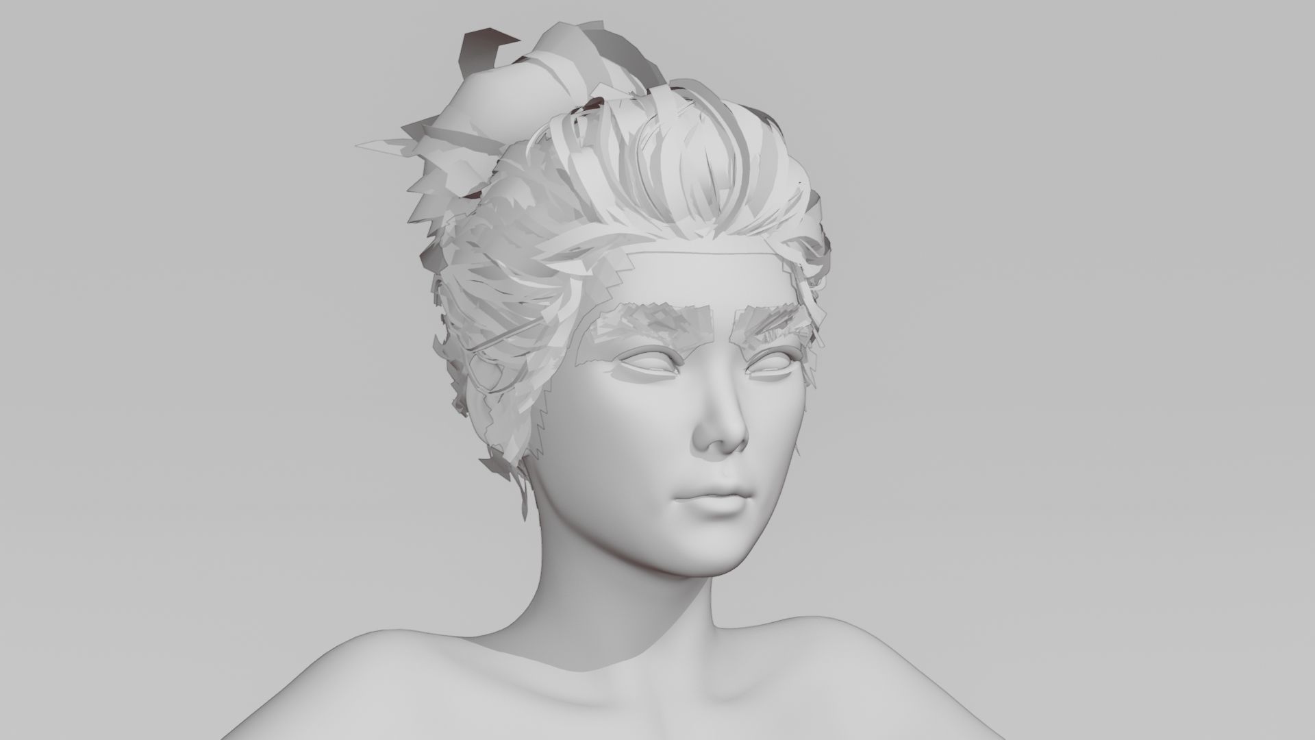 Realistic Female Character - Ching Lu 3D model_6