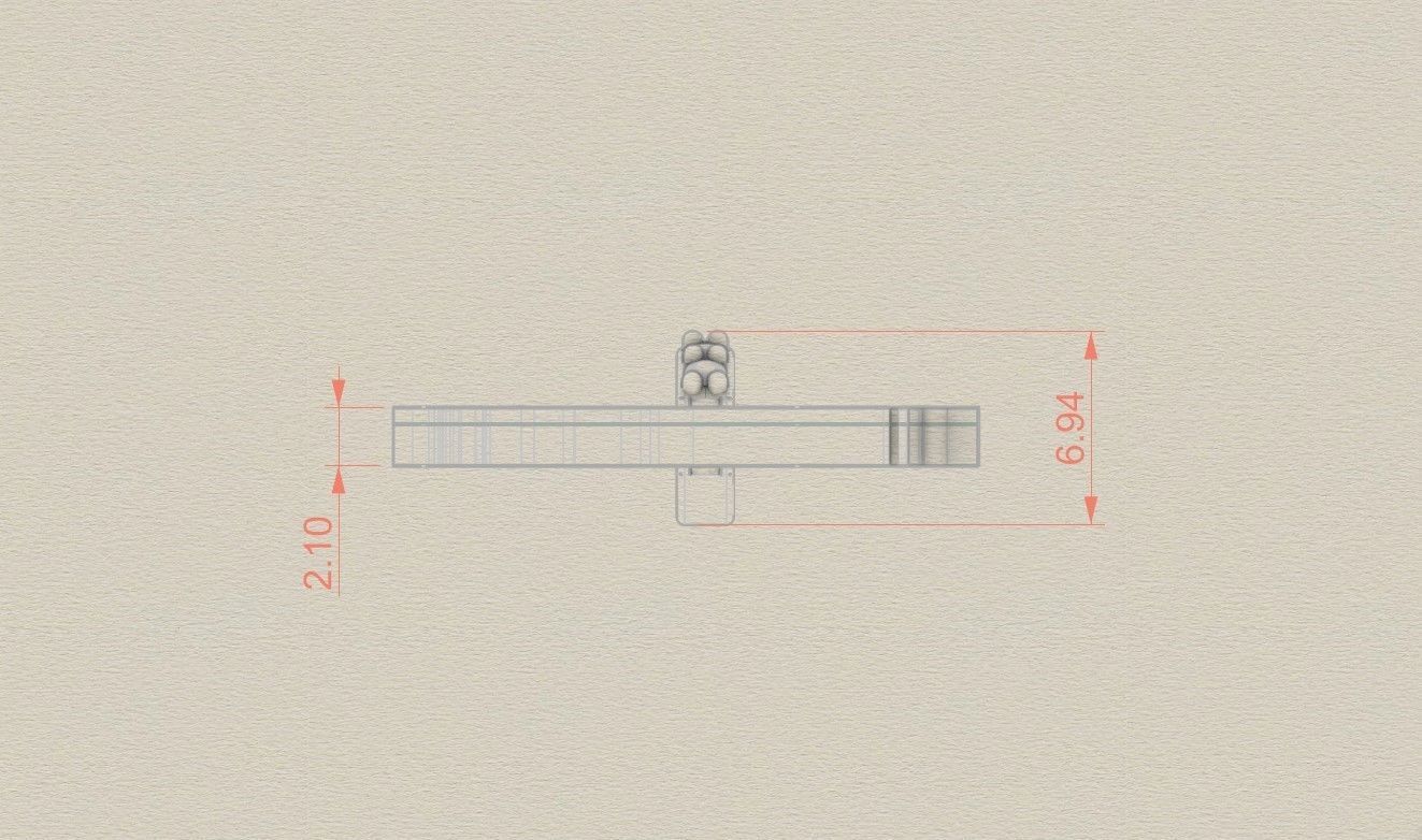 Model 827 Initial G Diamond Letter Pendant 3D print model_6