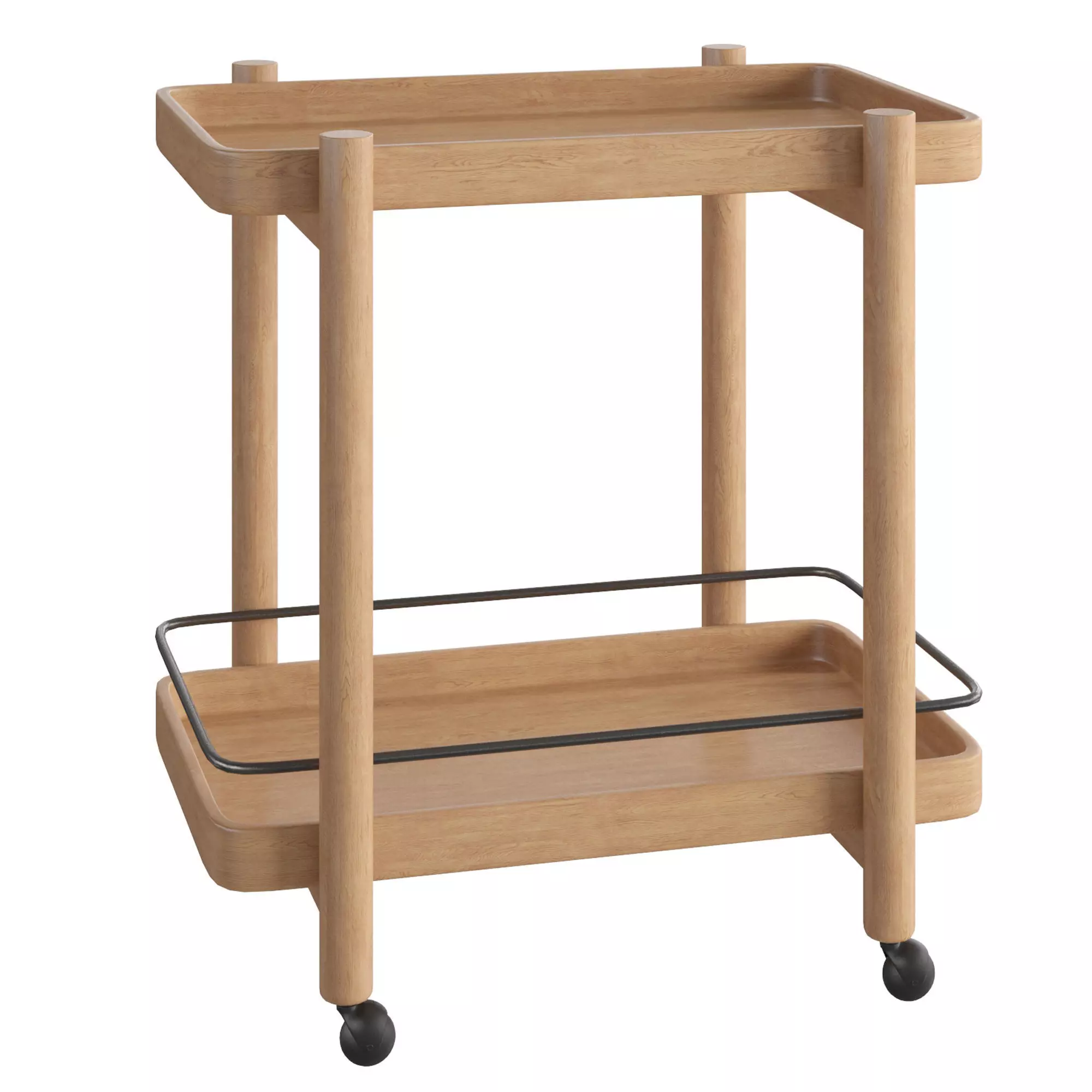 Hargrove Bar Cart 3D model_0