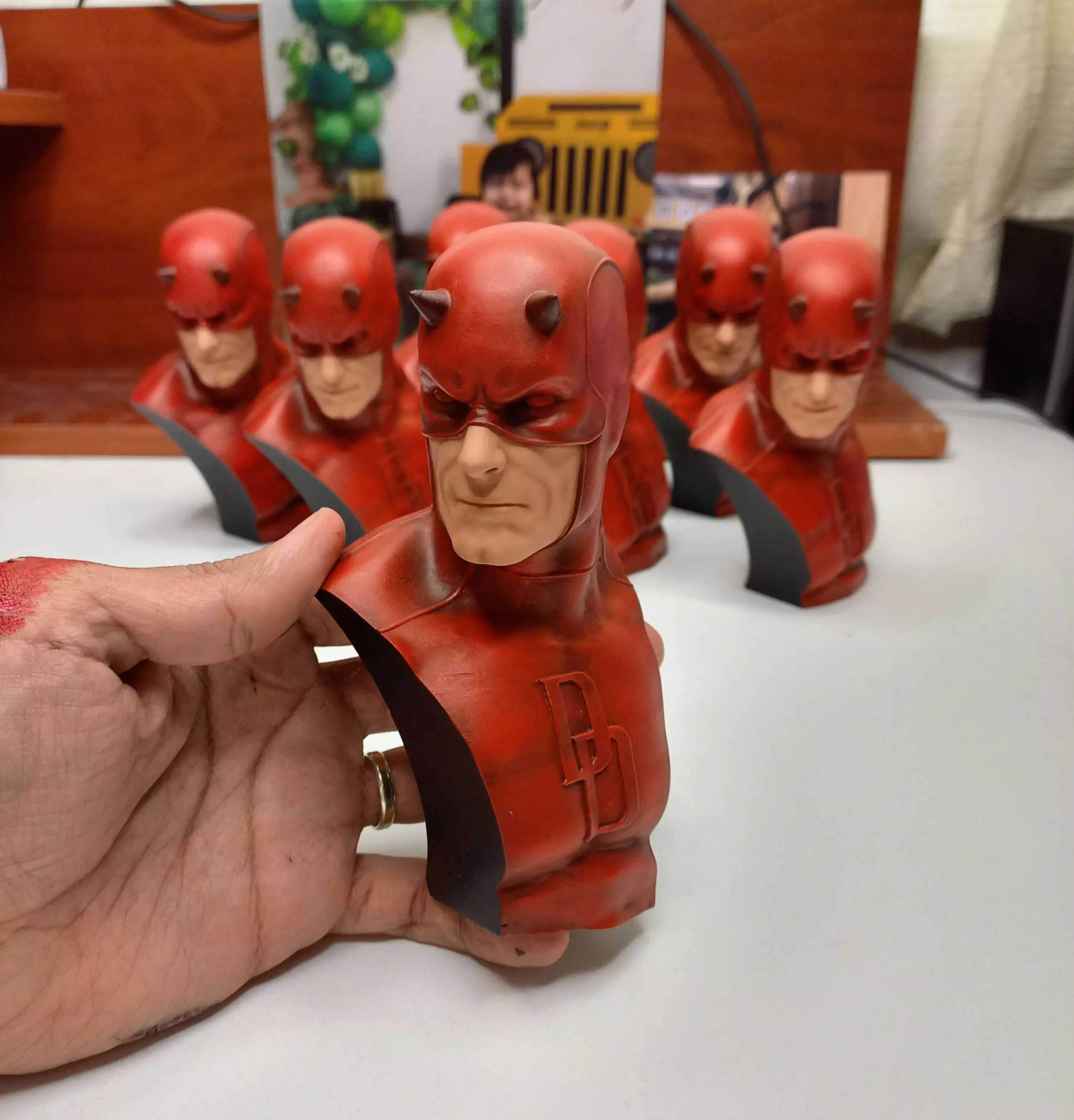Daredevil bust of 3D print model_0