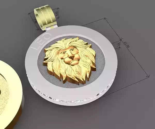4 model of leo pendant