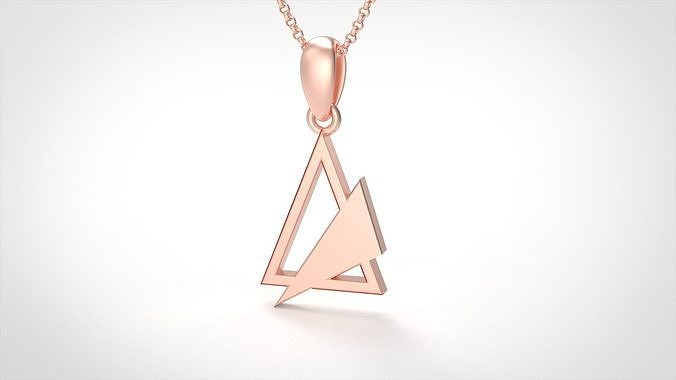Model 900 Initial Logo Pendant 3D print model