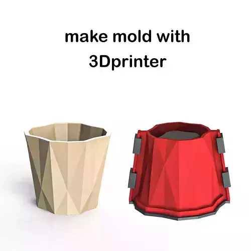 mold3 make with 3dprinter