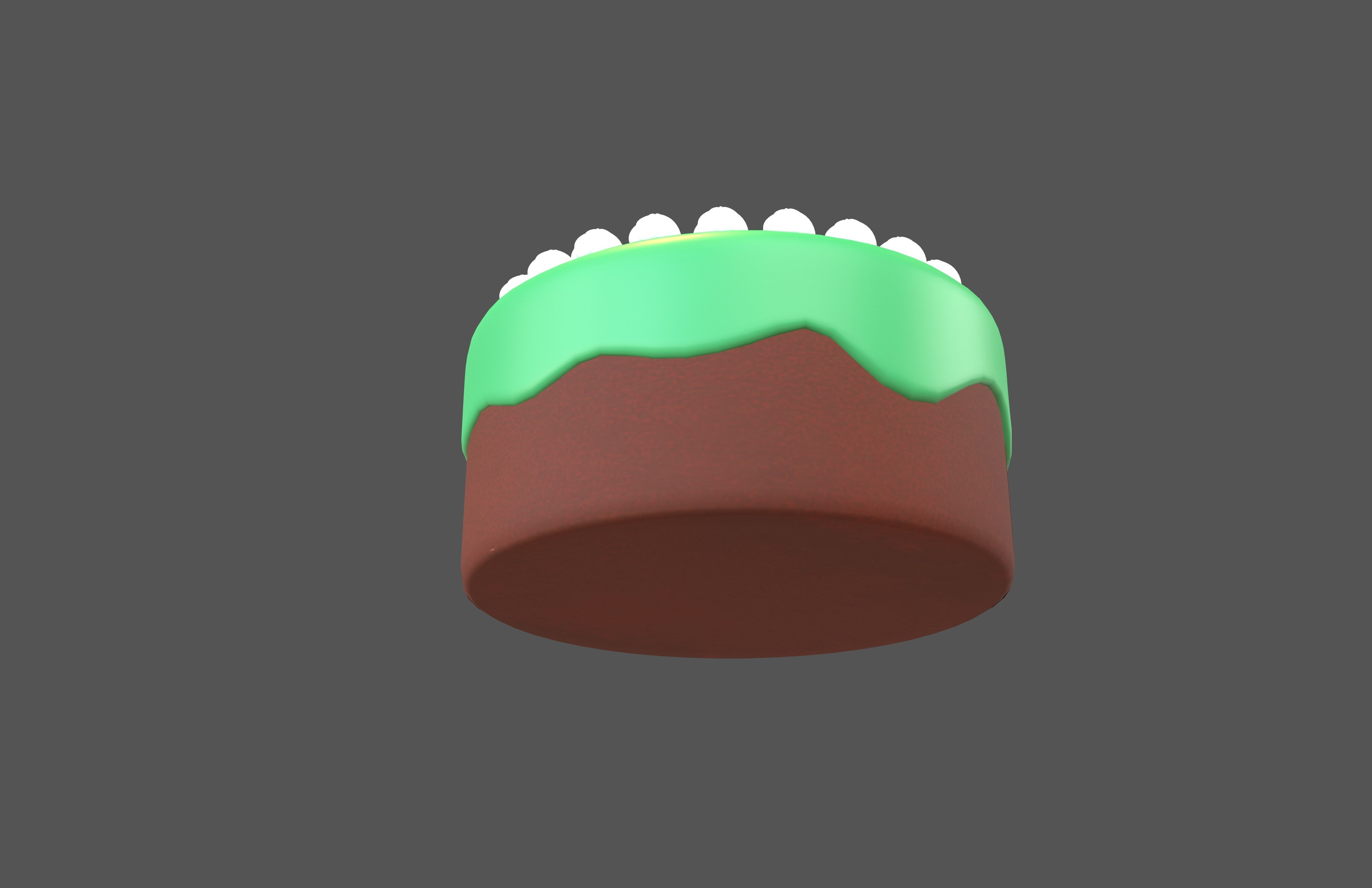 Cake v1 006 Low-poly 3D model_3