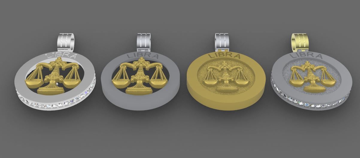 48 model of  zodiac pendant 3D print model_10