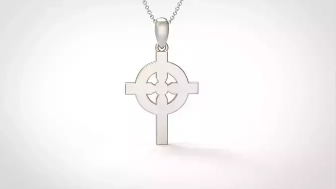 Model 924 Initial Ethnic Logo Pendant