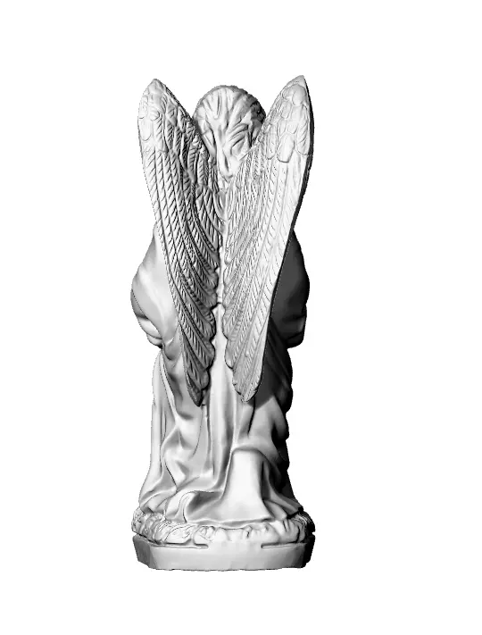 Praying Angel 3D print model_0