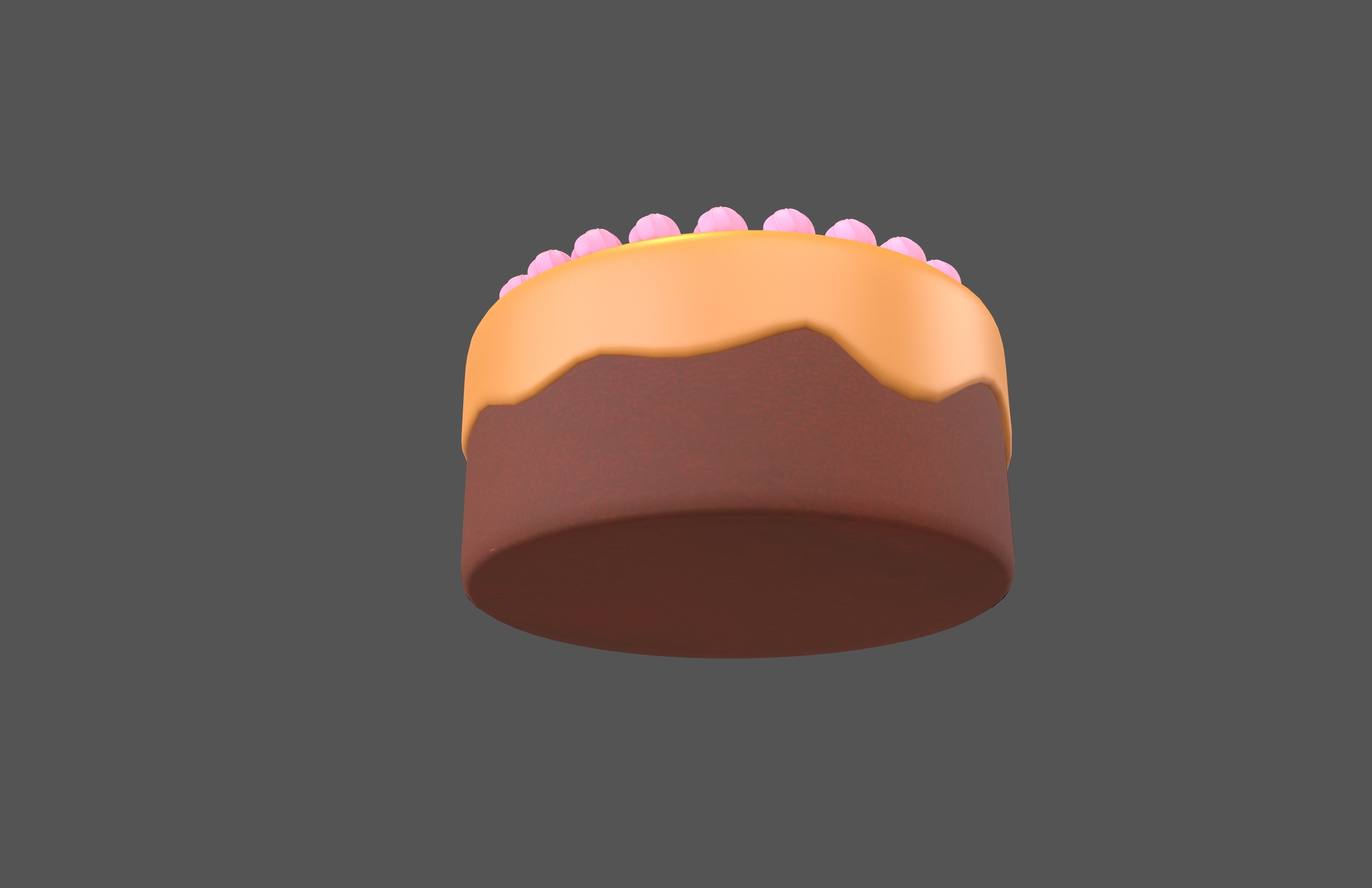 Cake v1 020 3D model_2