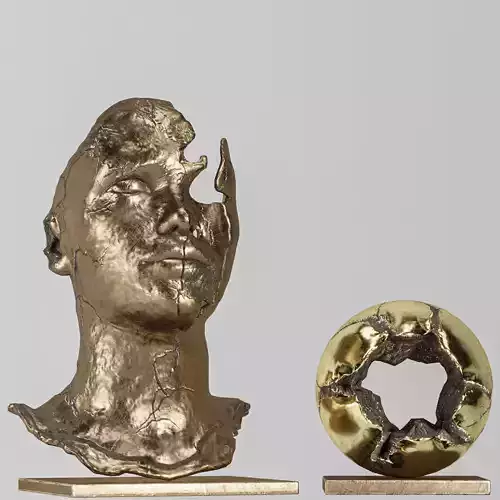 Sculpture 01 Low-poly 3D model