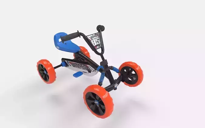 3 Wheel Kids Cycle Low-poly 3D model