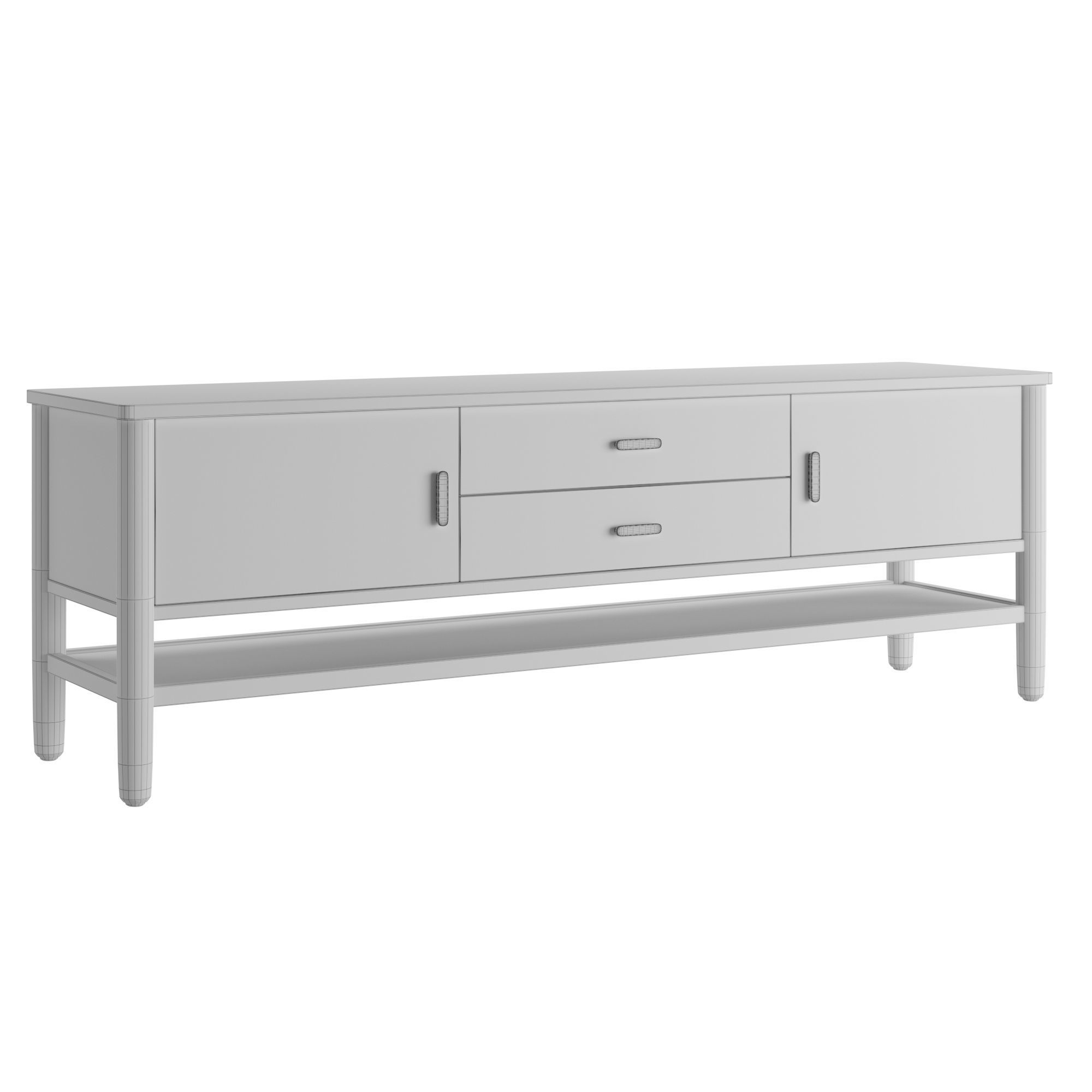 Hargrove Media Console 80 3D model_2