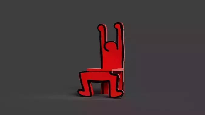 KEITH HARING KID CHAIR