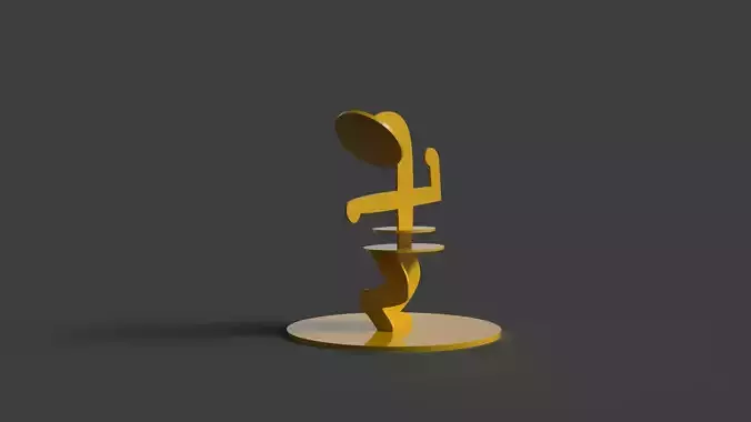 JULIA SCULPTURE- BY KEITH HARING 3D print model