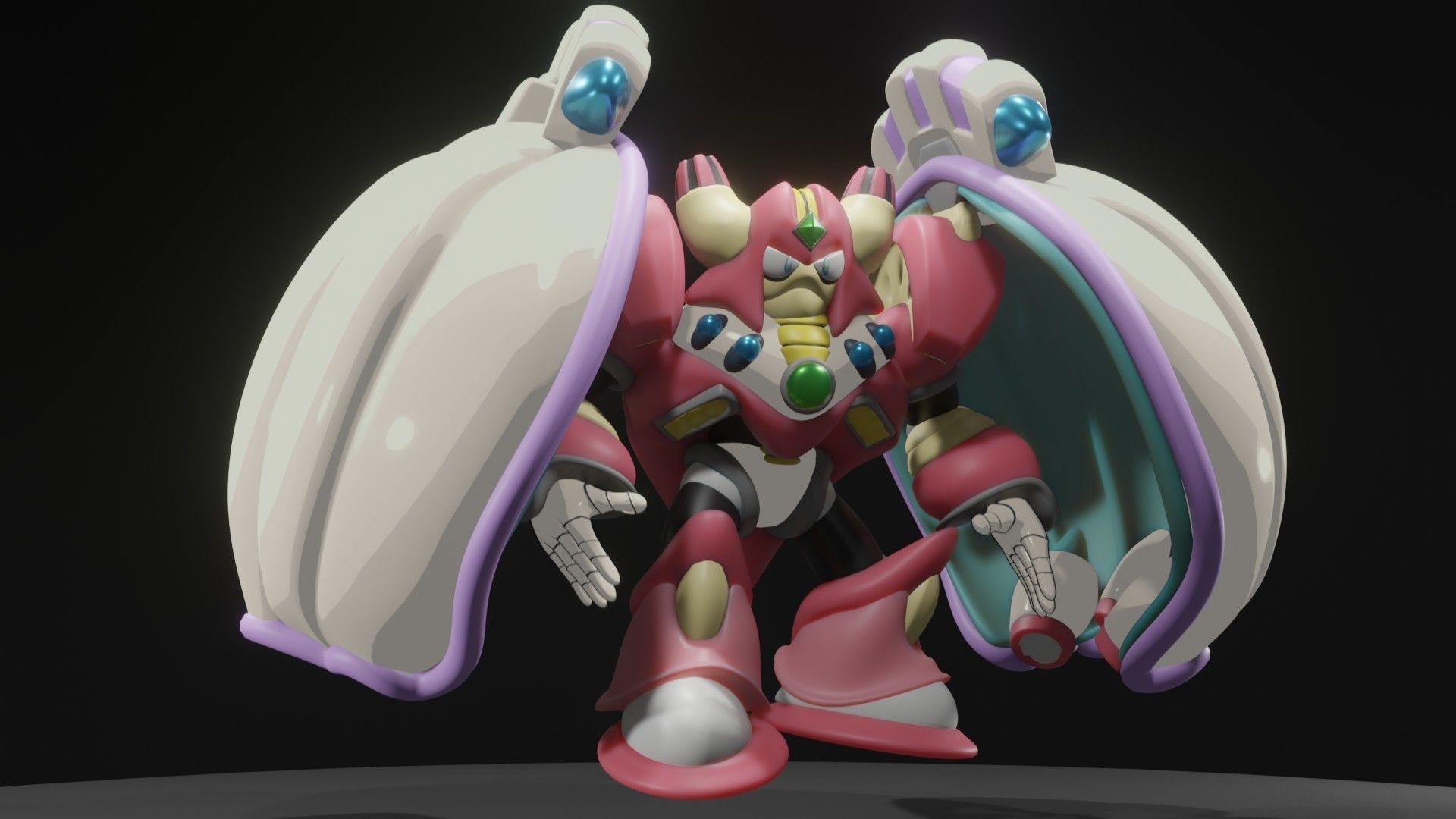 Shield Sheldon 3D model_5