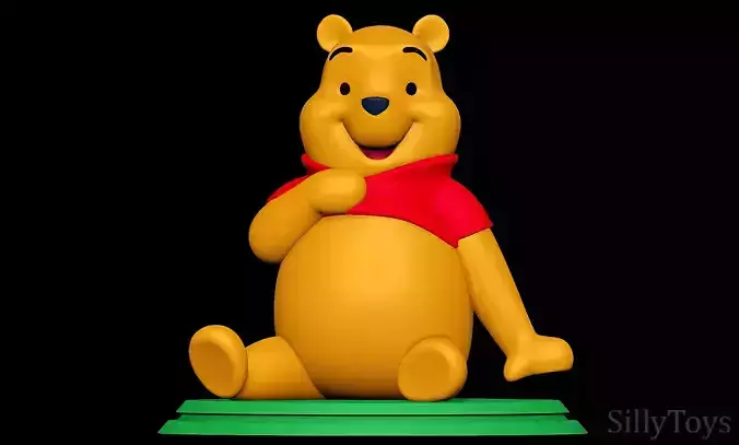 Winnie-the-Pooh winnie pooh figurine 3D print model
