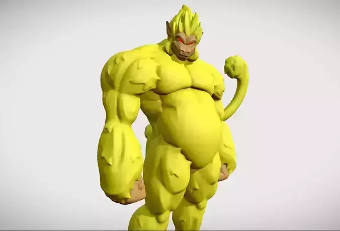 Golden Oozaru 3D model