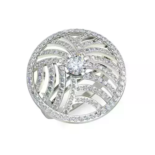 Solitaire Engagement Wedding Vintage Women Ring