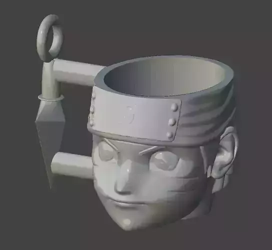 Naruto mug 3D print model