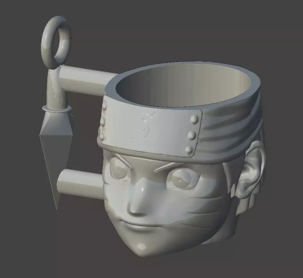 Naruto mug 3D print model_0