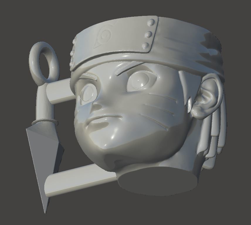 Naruto mug 3D print model_8