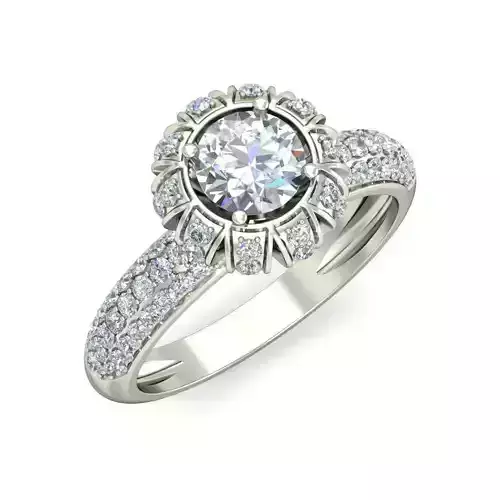 Solitaire Engagement Wedding Women Bridal Ring