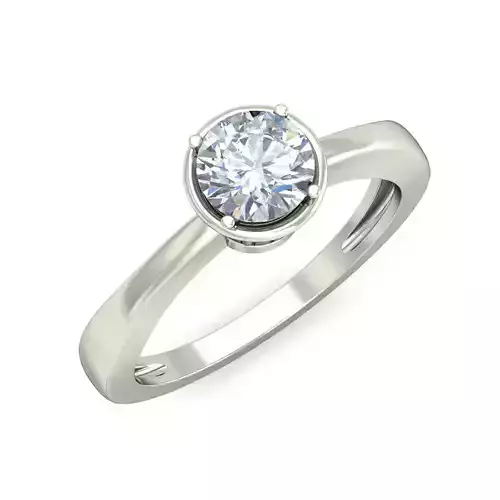 Solitaire Engagement Wedding Women Ring