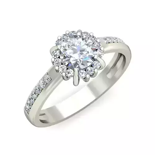 Solitaire Engagement Wedding Women Ring