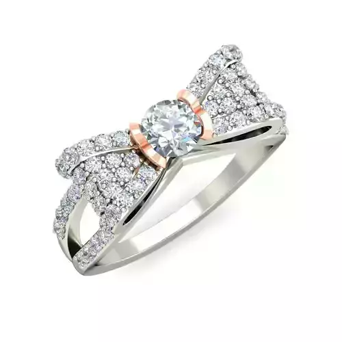 Solitaire Engagement Wedding Women Ring
