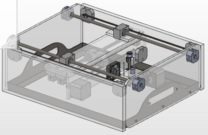 Laser cutter prototype 4 Free 3D model_0