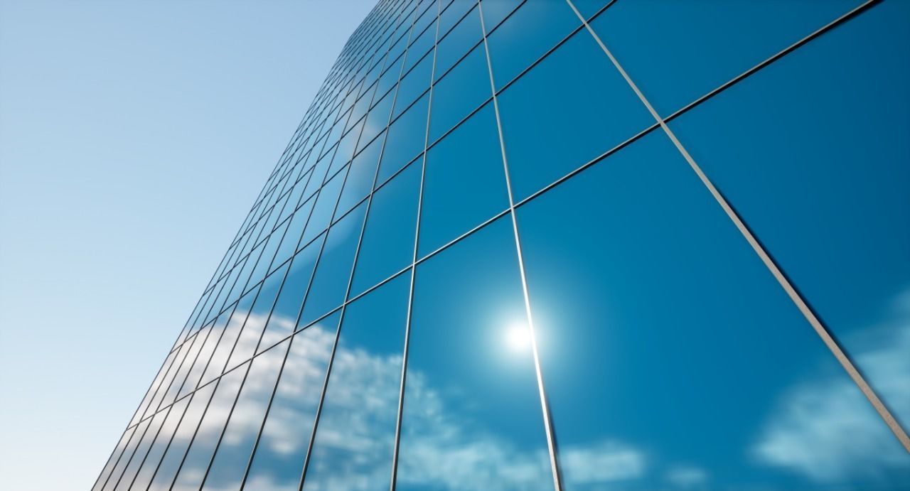 Office Glass Building or Commercial  Low-poly 3D model_6